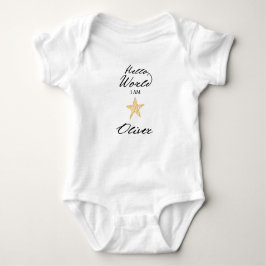 Hello World I am..., Personalized Names Baby Bodie T Shirt