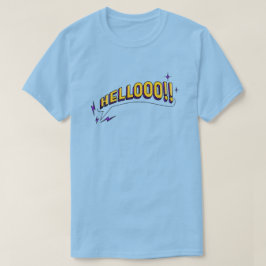 HELLOOO! T-Shirt - blå