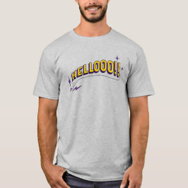 HELLOOO! T-Shirt-Grått T Shirt