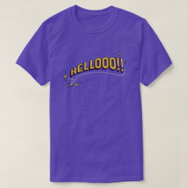 HELLOOO! T-Shirt - Lila