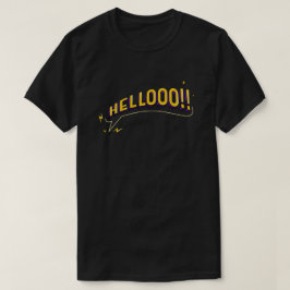 HELLOOO! T-Shirt - Svart
