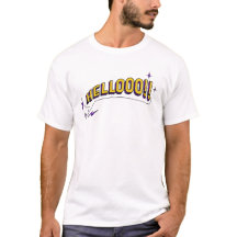 HELLOOO! T-Shirt - Vit