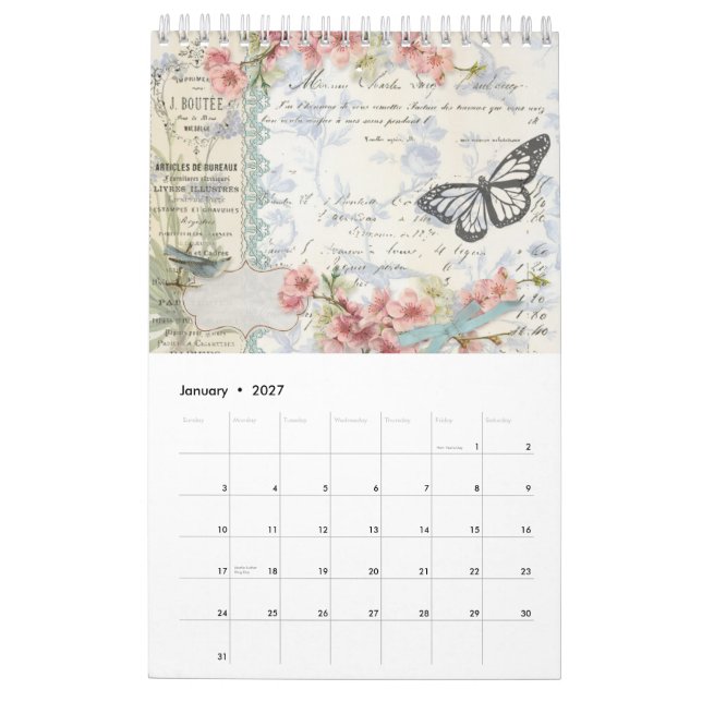 hellosusan Designer 12 månaders kalender 2026 (Jan 2027)