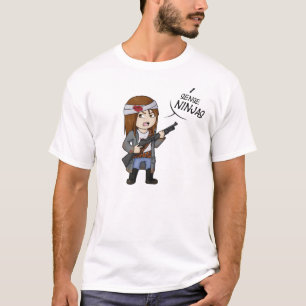 Helloween4545 avkänner jag Ninjas T skjortamanlig Shirt