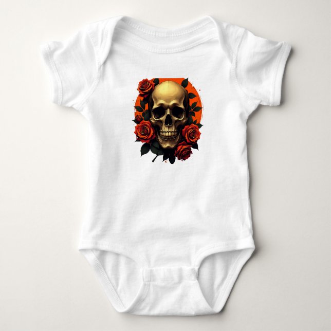 Helloween Baby Strampet Rövidräkt T Shirt (Framsida)