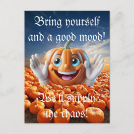 Helloween-kort Helg Vykort