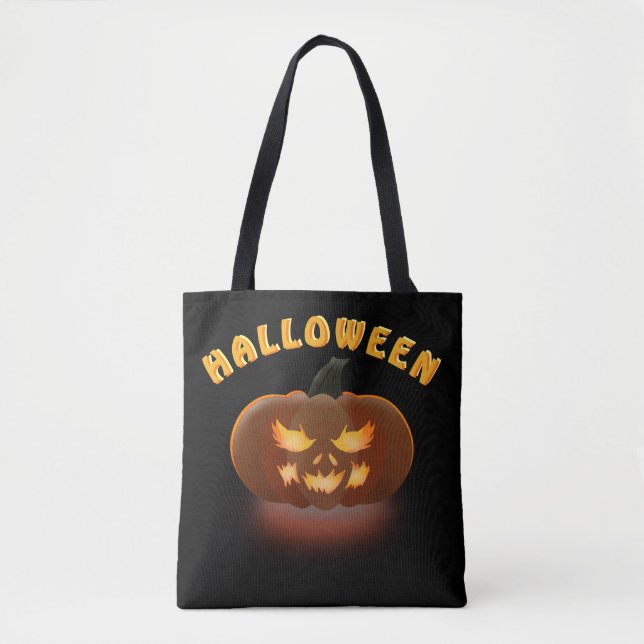 Helloween Pumpkin Tygkasse (Framsida)