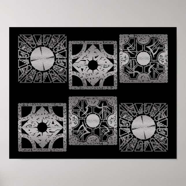 Hellraiser Puzzle Box avkonstruerad Poster (Framsidan)