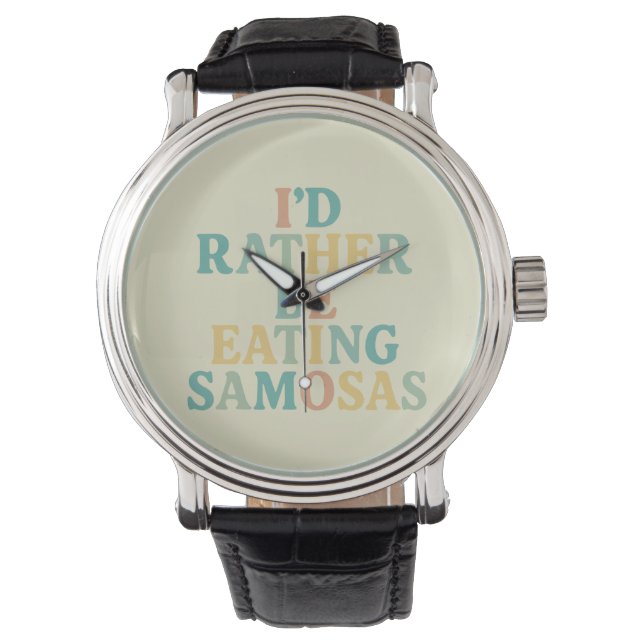 hellre äta samoson armbandsur (Framsida)