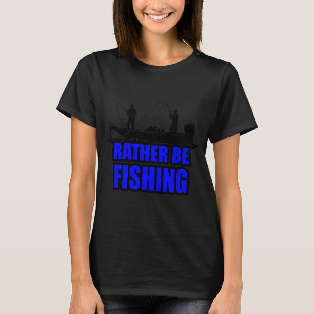 Hellre fiska t shirt (Framsida)