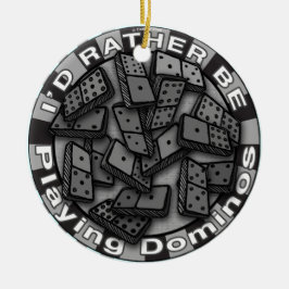 Hellre spela Domino ornament