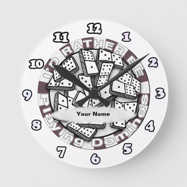 Hellre spela Domino Rund Klocka (Framsida)