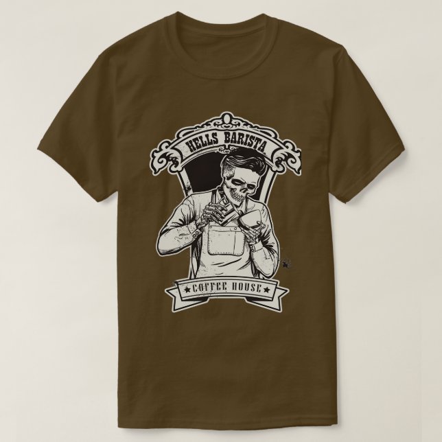 Hells Barsita Coffee House T Shirt (Design framsida)