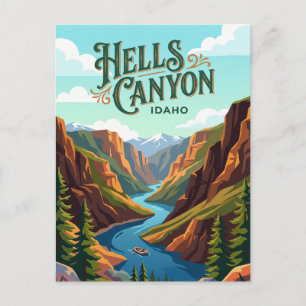 Hells Canyon National Recreation Area USA Vykort