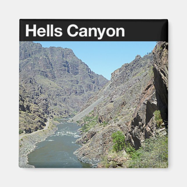 Hells Canyon NRA Magnet (Framsidan)