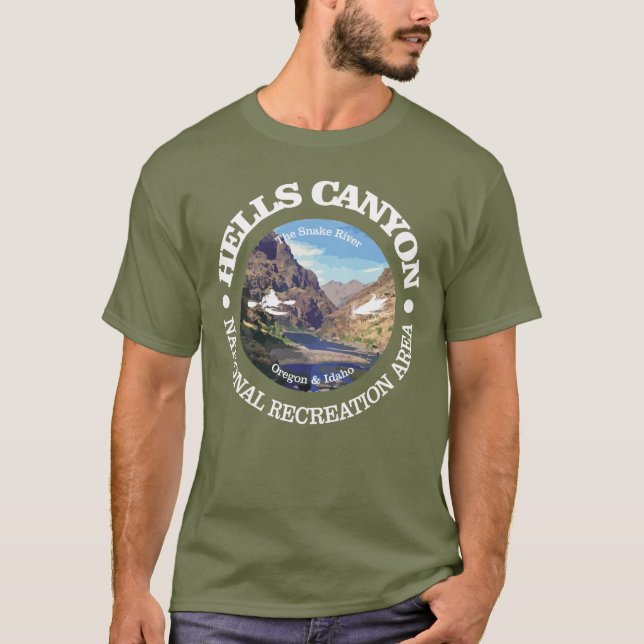 Hells Canyon NRA T Shirt (Framsida)