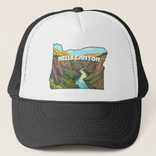 Hells Canyon Oregon Karta Keps