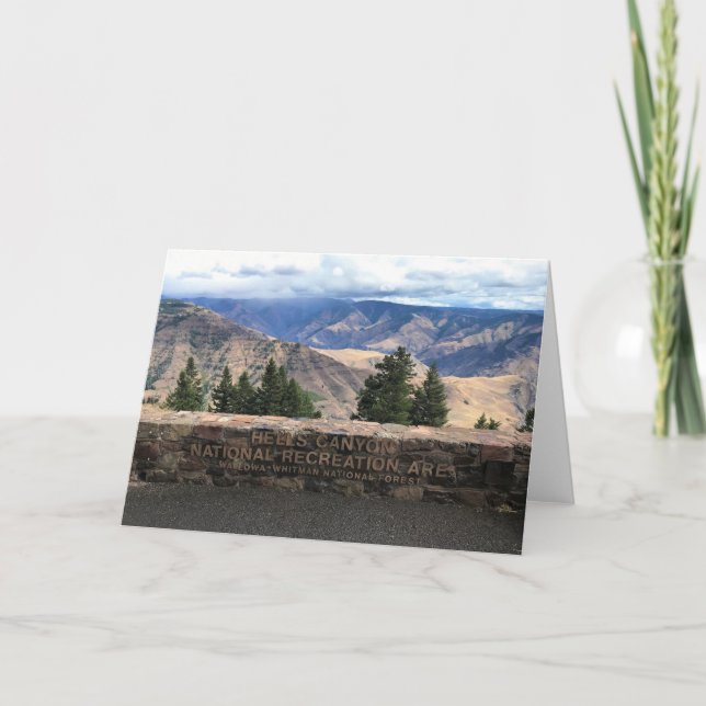 Hells Canyon Scenia Byway, ELLER Kort (Framsida)