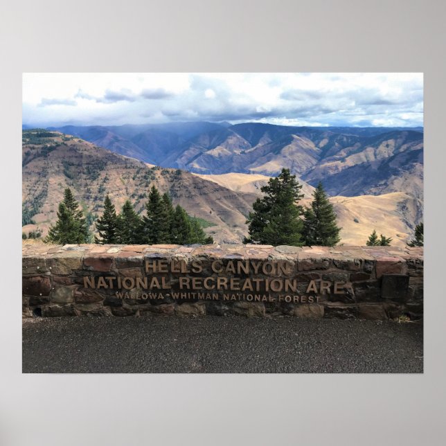 Hells Canyon Scenia Byway, ELLER Poster (Framsidan)