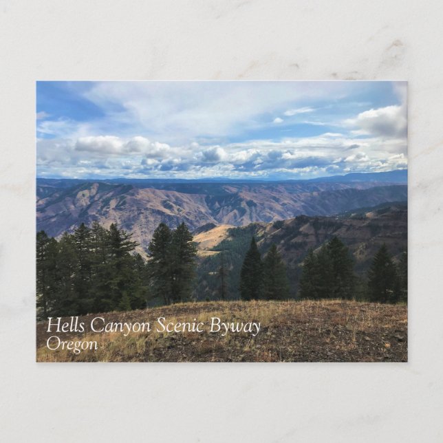 Hells Canyon Scenia Byway, ELLER Vykort (Framsida)
