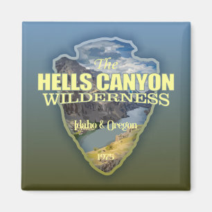 Hells Canyon WA (pilhuvud) Magnet