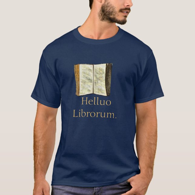 Helluo Librorum. Tee (Framsida)