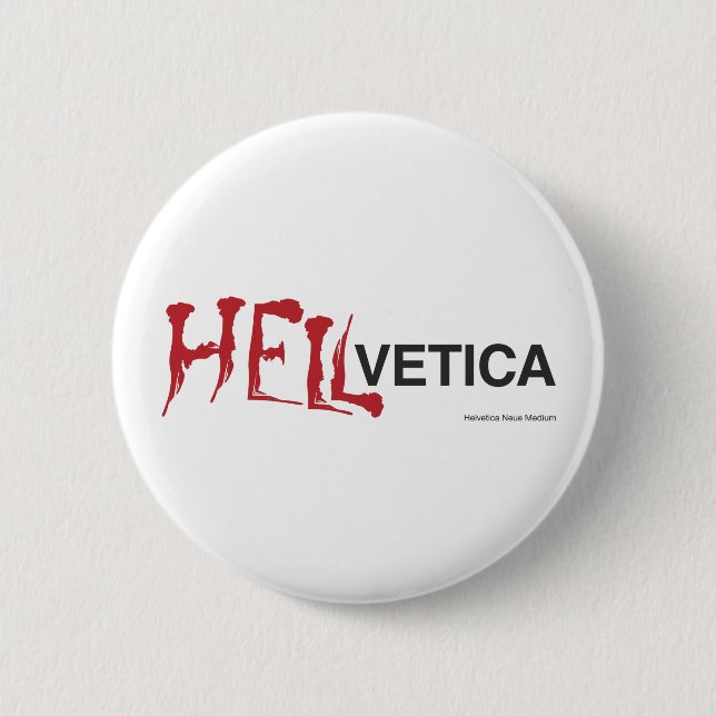 Hellvetica - tvilling- helveticas ondska knapp (Framsida)