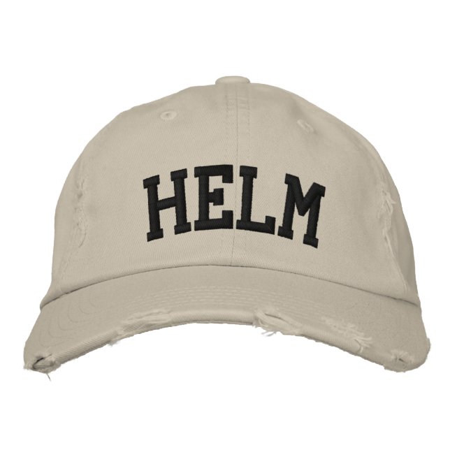 Helm Embroized Hat Broderad Keps (Framsida)