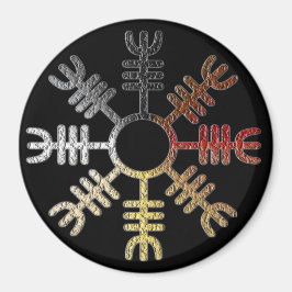 Helm of Awe Bear Pride Magnet