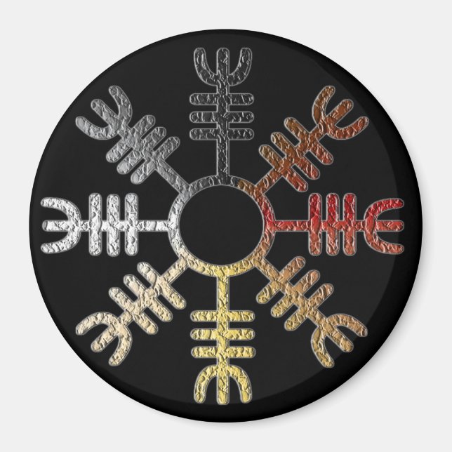 Helm of Awe Bear Pride Magnet (Framsidan)