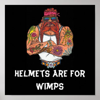 Helmet är till Wimps Poster