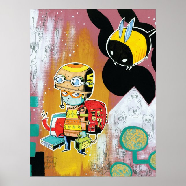 Helmet Boy Print/Poster Poster (Framsidan)