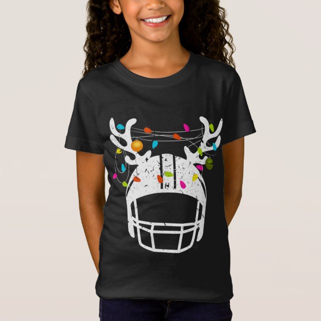 Helmet Funny Julafton i Ljus T Shirt (Framsida)