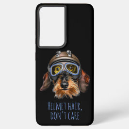 Helmet Hair bryr sig inte Wirehair Dachshund Goggl