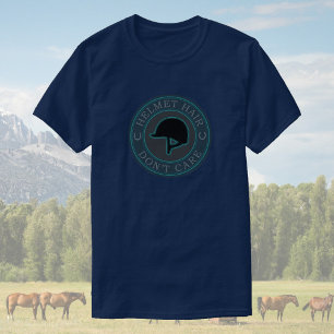 Helmet Hair Don't Care - Engelska Equestrian Helme T Shirt