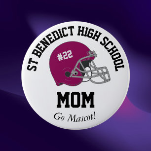 Helmet-knapp för överordnat Pride Sr Night Footbal Knapp