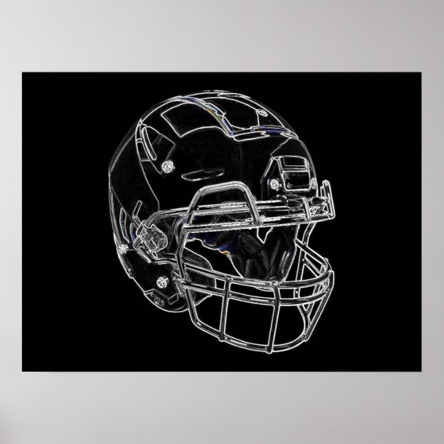Helmet om fotboll poster (Framsidan)