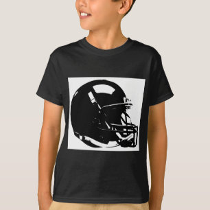 Helmet om fotboll tee shirt