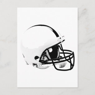 Helmet om fotboll vykort