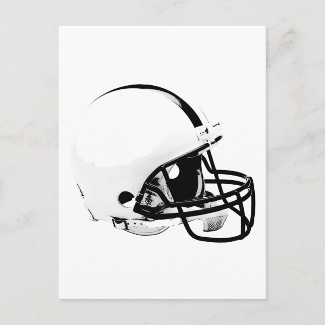 Helmet om fotboll vykort (Framsida)