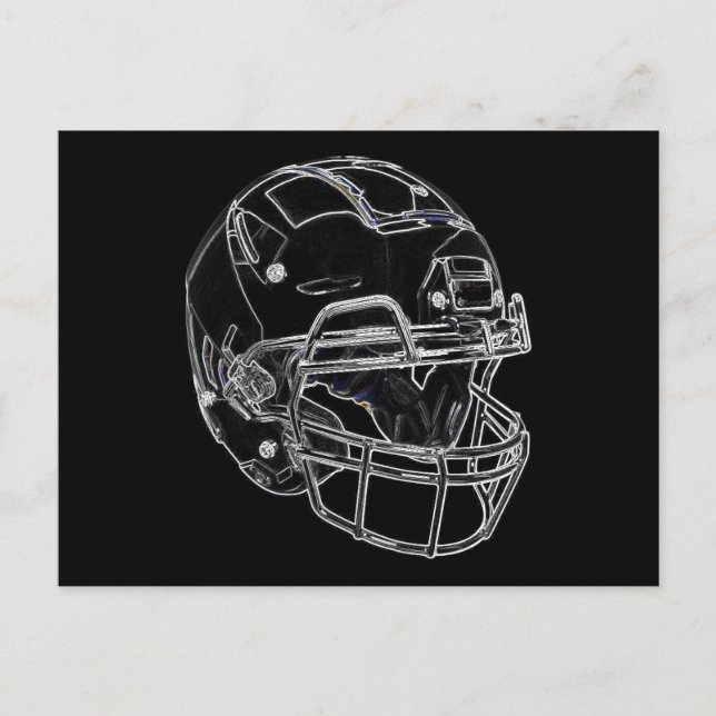 Helmet om fotboll vykort (Framsida)