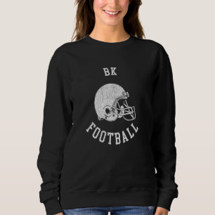 Helmet Retro Distre, som är fotboll T Shirt