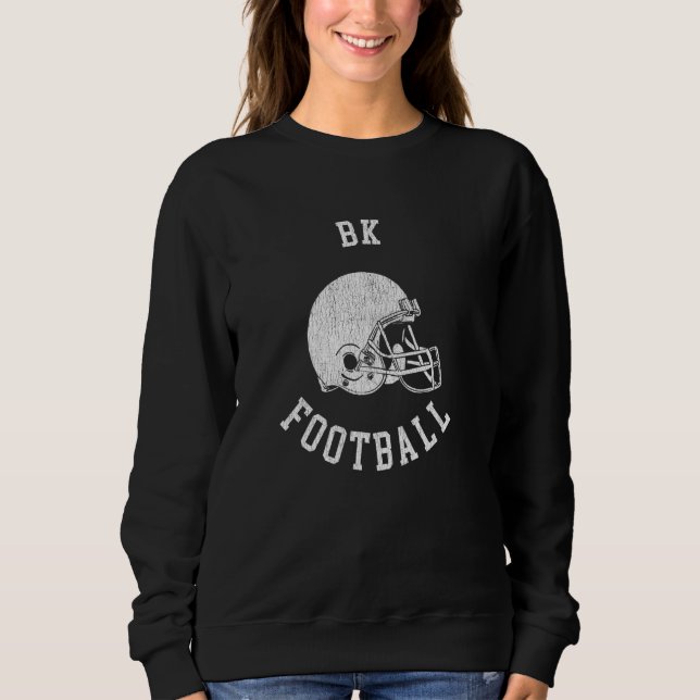 Helmet Retro Distre, som är fotboll T Shirt (Framsida)