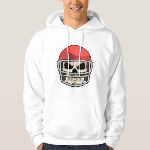 Helmet Skull Football Helmet Hoodie