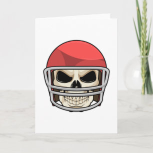 Helmet Skull Football Helmet Kort