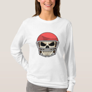 Helmet Skull Football Helmet T Shirt
