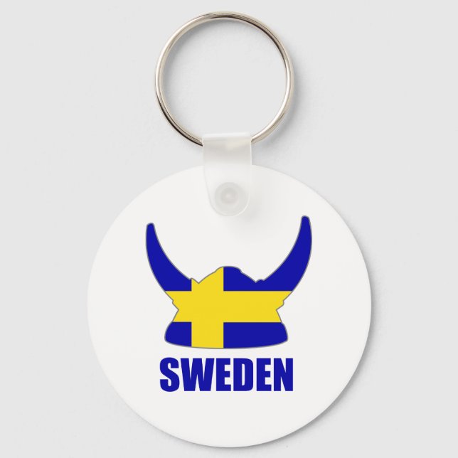 helmet_sverige_sverige10x10 nyckelring (Framsida)