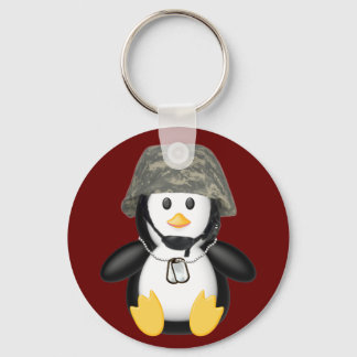 Helmeted Penguin Nyckelring