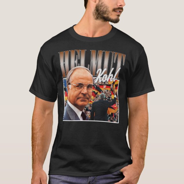 Helmut Kohl 90S Stil   T Shirt (Framsida)