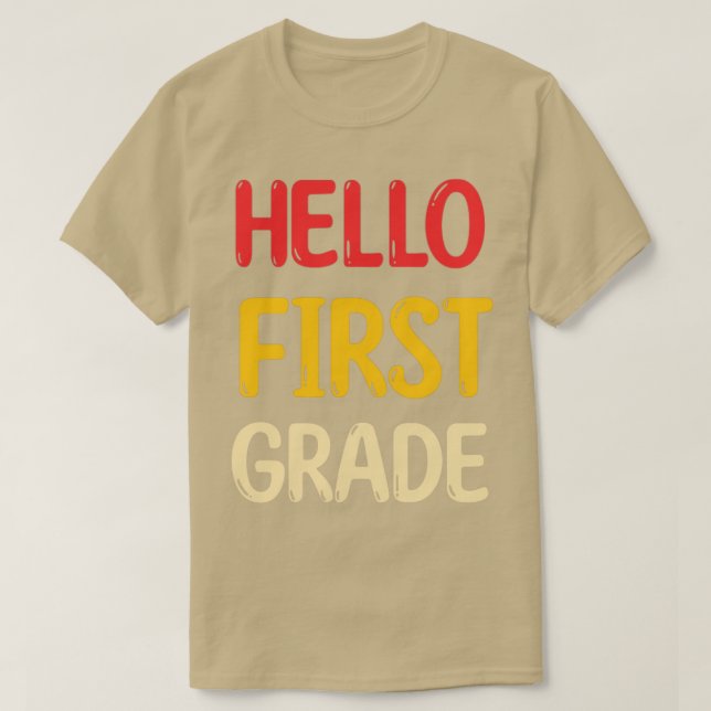 HELO FRIST KLASS T SHIRT (Design framsida)